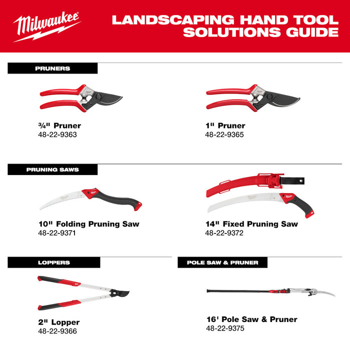 Milwaukee (48-22-9372) 14" Fixed Pruning Saw