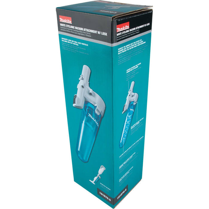 Makita (191D70-5) White Cyclonic Vacuum Attachment w/ Lock, XLC03, XLC05