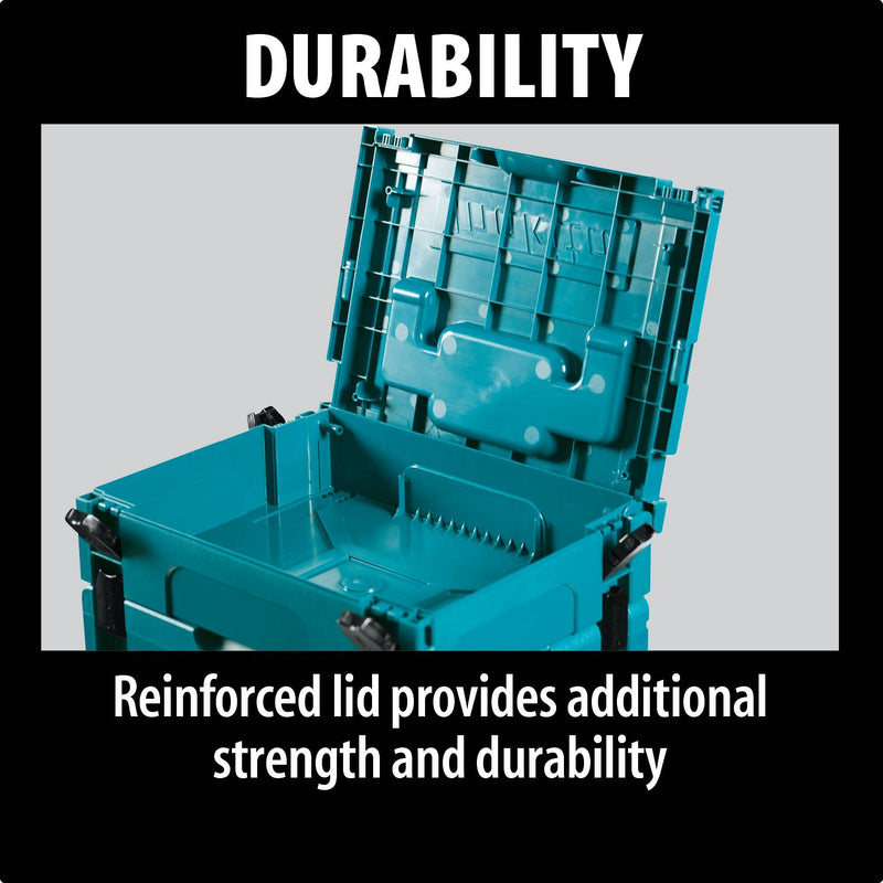 Makita (197211-7) MAKPAC Interlocking Case, Medium, 6-1/2" x 15-1/2" x 11-5/8"