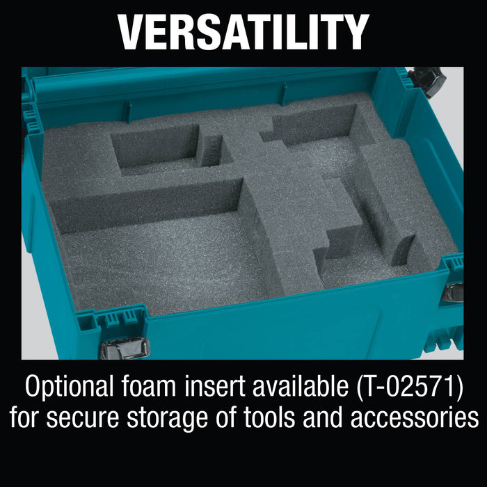 Makita (197211-7) MAKPAC Interlocking Case, Medium, 6-1/2" x 15-1/2" x 11-5/8"