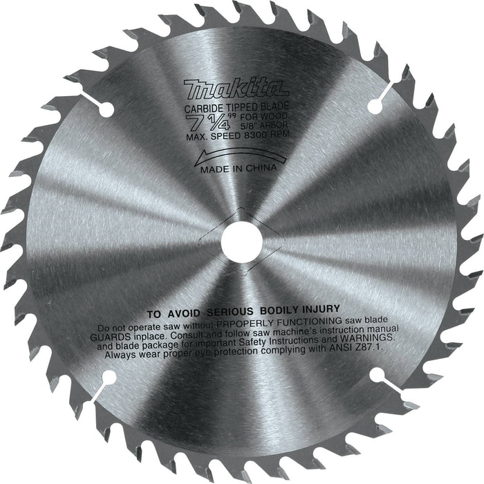 Makita (721251-A) 7-1/4" 40T Carbide-Tipped Circular Saw Blade