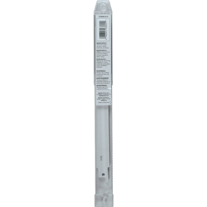 Makita (723069-A-5) 9" Metal Cutting Recipro Saw Blade, 18TPI, 5/pk