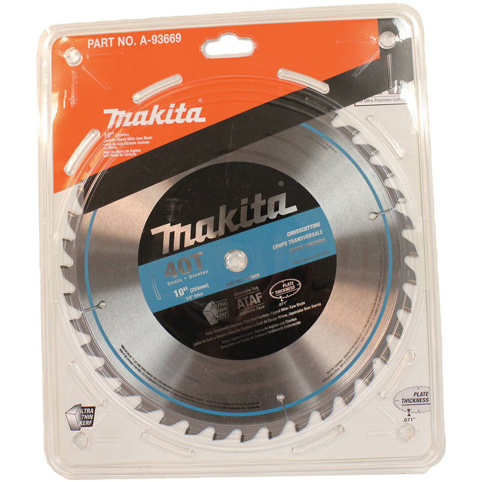 Makita (A-93669) 10" 40T Micro-Polished Miter Saw Blade
