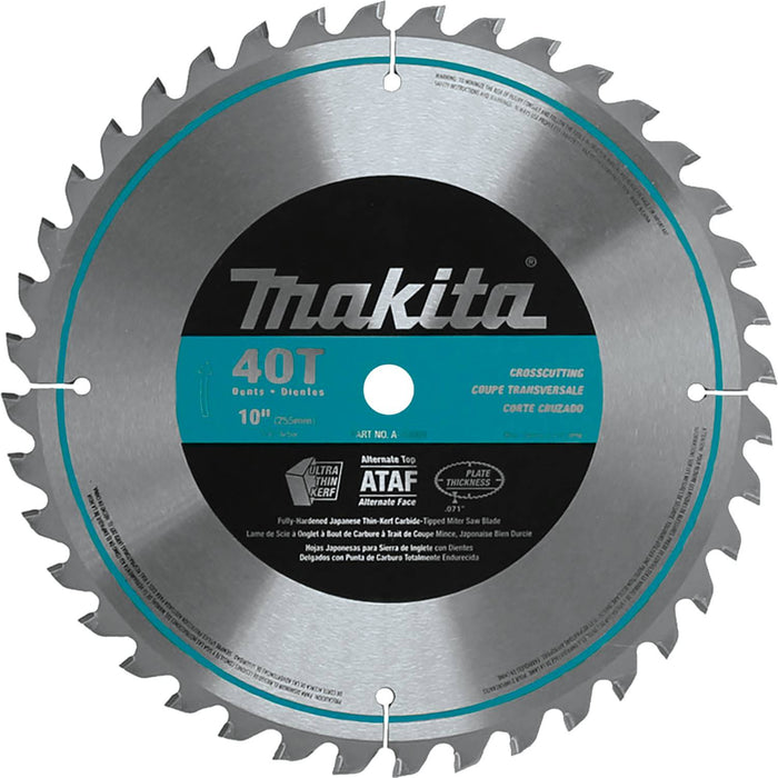 Makita (A-93669) 10" 40T Micro-Polished Miter Saw Blade
