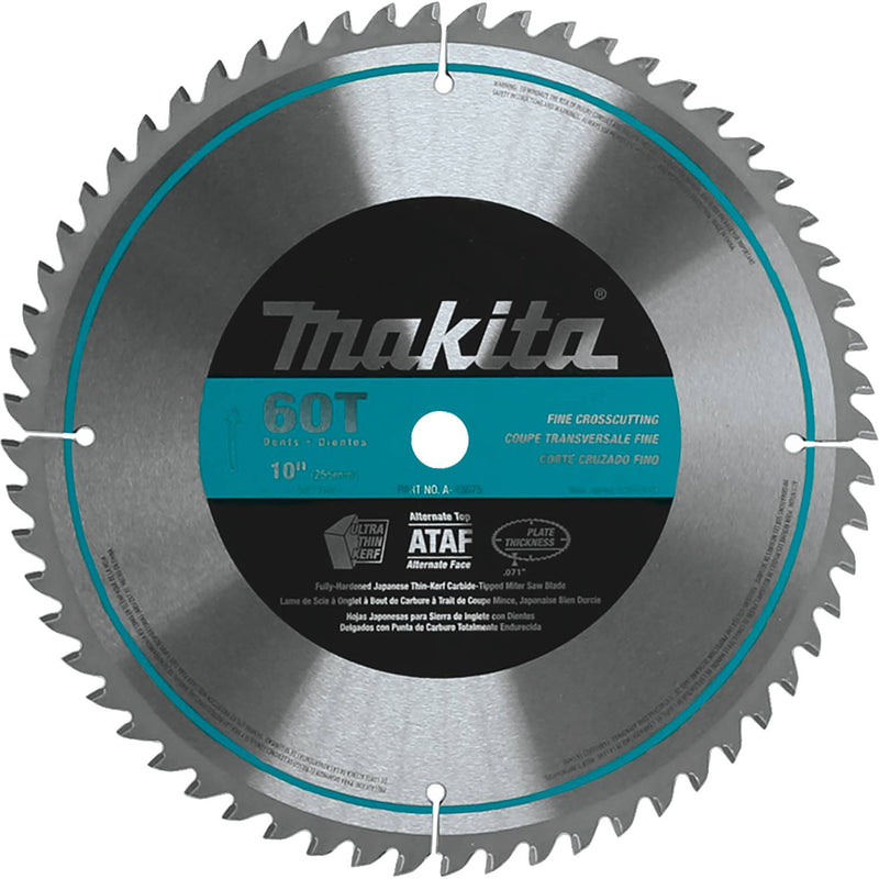 Makita (A-93675) 10" 60T Micro-Polished Miter Saw Blade