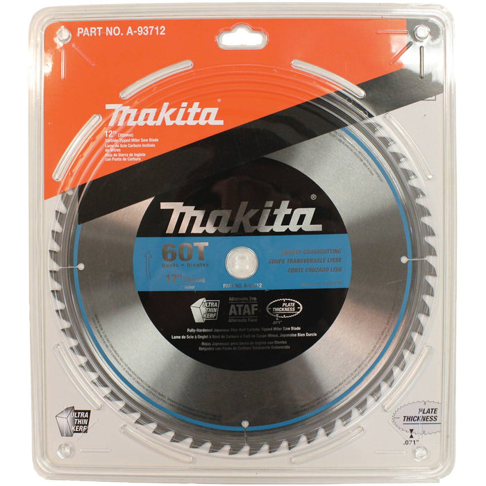 Makita (A-93712) 12" 60T Micro-Polished Miter Saw Blade