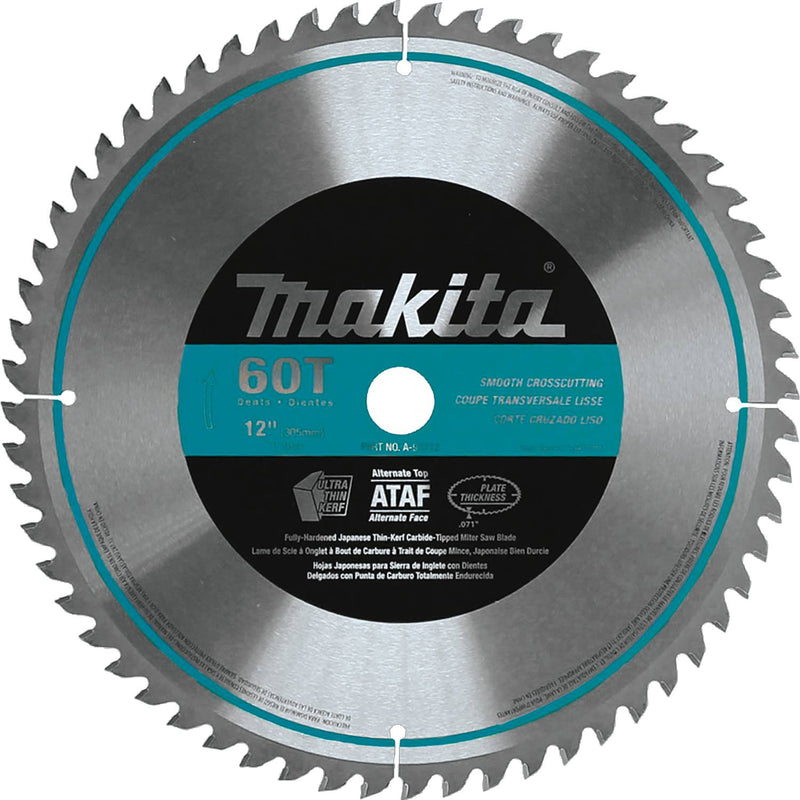 Makita (A-93712) 12" 60T Micro-Polished Miter Saw Blade