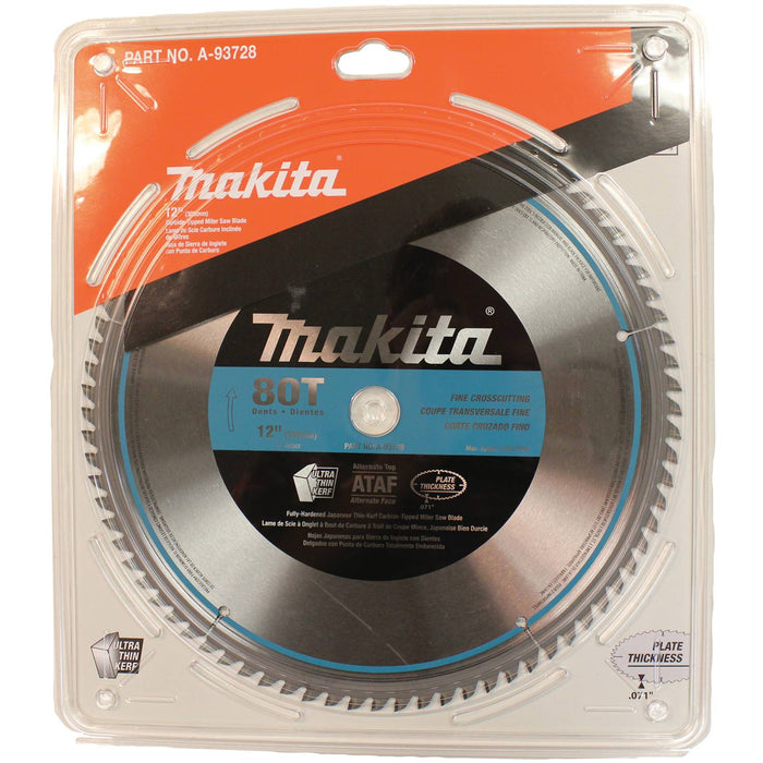 Makita (A-93728) 12" 80T Micro-Polished Miter Saw Blade