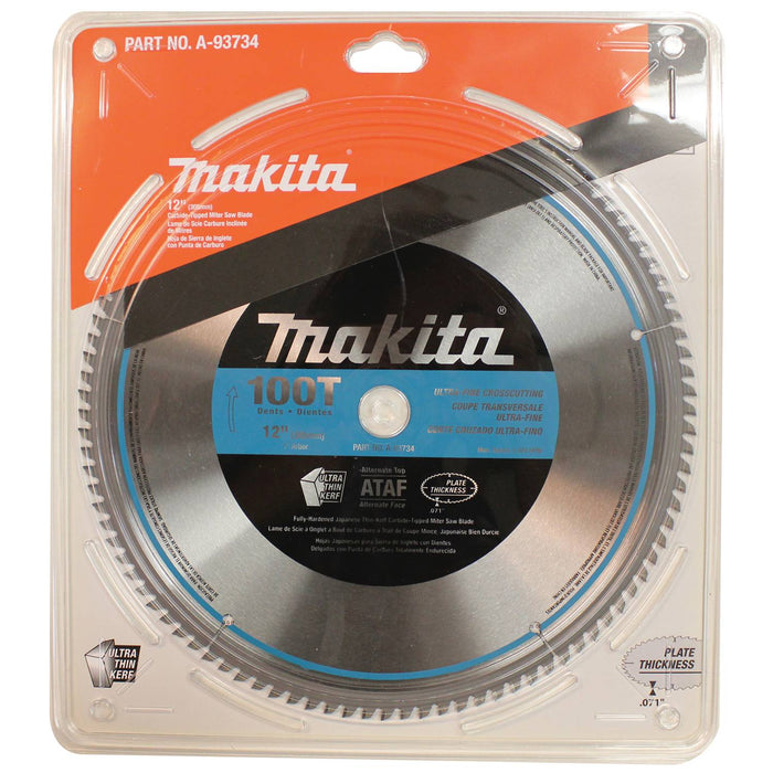 Makita (A-93734) 12" 100T Micro-Polished Miter Saw Blade