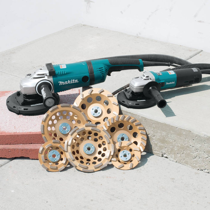 Makita (A-96213) 7" Low-Vibration Diamond Cup Wheel, Double Row