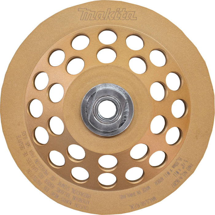 Makita (A-96213) 7" Low-Vibration Diamond Cup Wheel, Double Row