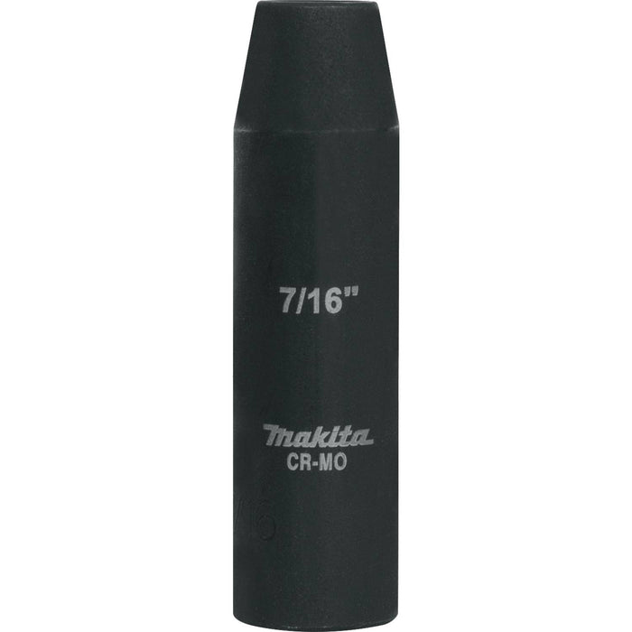 Makita (A-96241) 7/16" Deep Well SAE Impact Socket, 1/2" Drive
