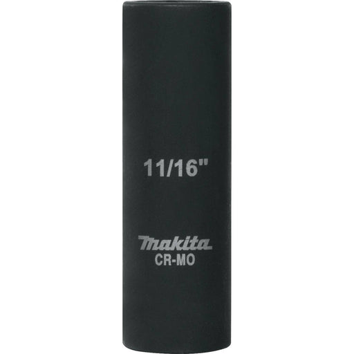 Makita (A-96285) 11/16" Deep Well SAE Impact Socket, 1/2" Drive