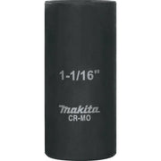 Makita (A-96344) 1-1/16" Deep Well SAE Impact Socket, 1/2" Drive