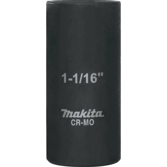 Makita (A-96344) 1-1/16" Deep Well SAE Impact Socket, 1/2" Drive