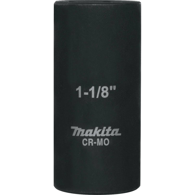 Makita (A-96350) 1-1/8" Deep Well SAE Impact Socket, 1/2" Drive