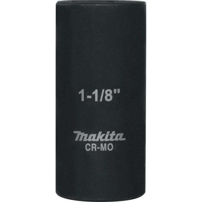 Makita (A-96350) 1-1/8" Deep Well SAE Impact Socket, 1/2" Drive