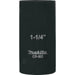 Makita (A-96366) 1-1/4" Deep Well SAE Impact Socket, 1/2" Drive