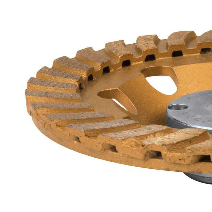 Makita (A-98871) 5" Low-Vibration Diamond Cup Wheel, Turbo