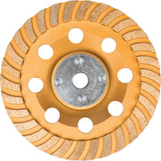 Makita (A-98871) 5" Low-Vibration Diamond Cup Wheel, Turbo