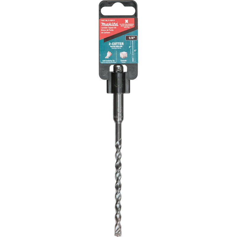 Makita (B-60610) 1/4" x 6" SDS-PLUS Bit, 2-Cutter