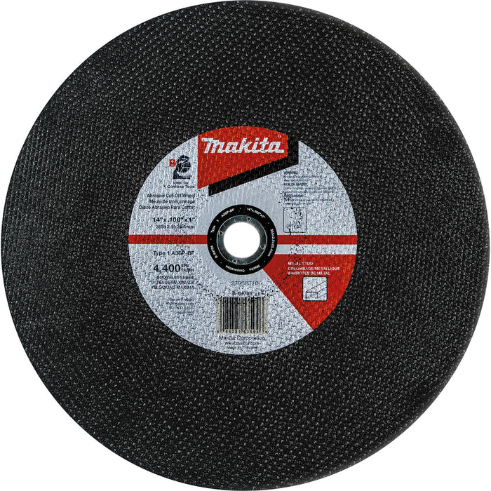Makita (B-64705-5) 14" x 3/32" x 1" Abrasive Cut-Off Wheel, 5/pk