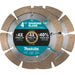Makita (B-69602) 4-1/2" Diamond Blade, Segmented, General Purpose, 2/pk