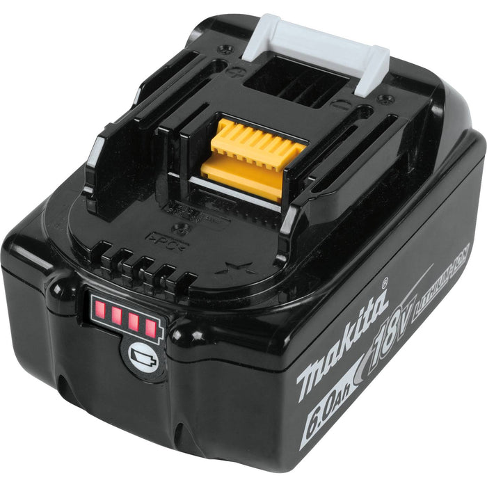 Makita (BL1860B-2) 18V LXT® Lithium-Ion 6.0Ah Battery, 2/pk