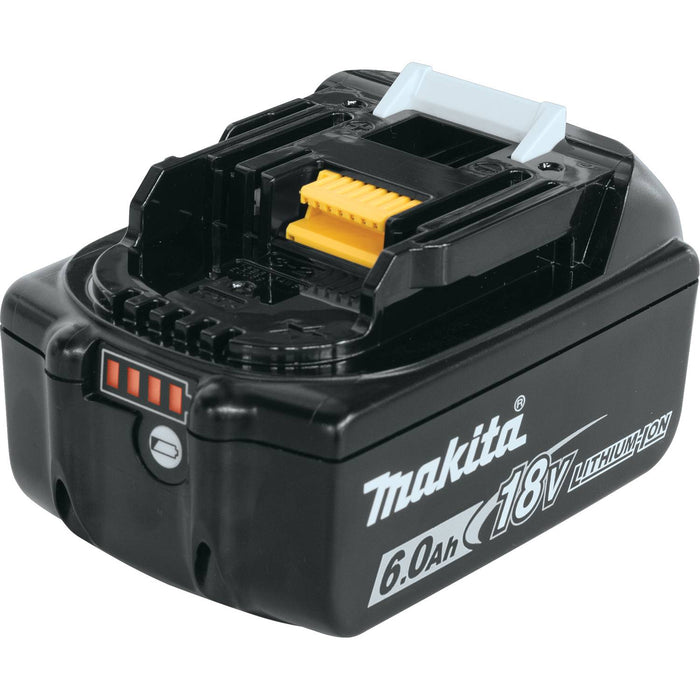 Makita (BL1860B-2) 18V LXT® Lithium-Ion 6.0Ah Battery, 2/pk