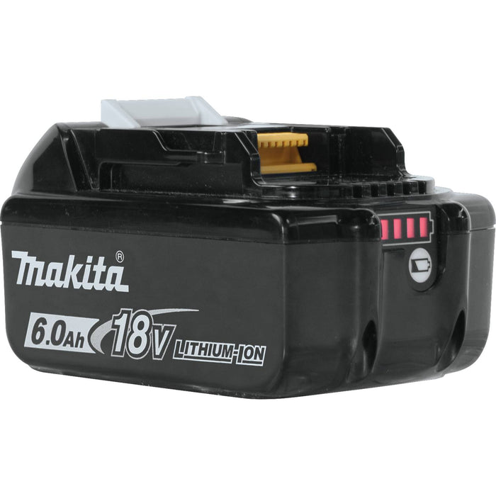Makita (BL1860B-2) 18V LXT® Lithium-Ion 6.0Ah Battery, 2/pk