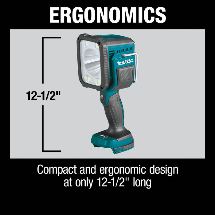Makita (DML812) 18V LXT® Lithium-Ion Cordless L.E.D. Flashlight / Spotlight (Light Only)