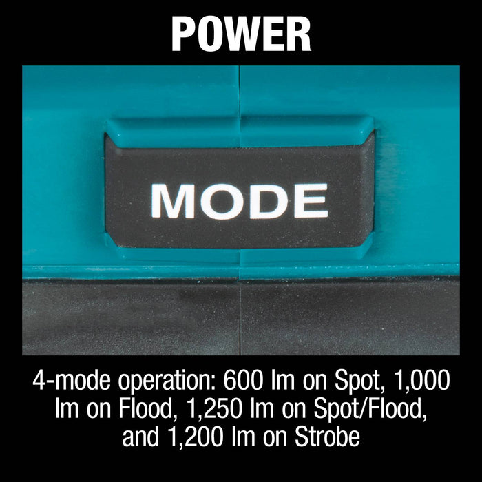 Makita (DML812) 18V LXT® Lithium-Ion Cordless L.E.D. Flashlight / Spotlight (Light Only)