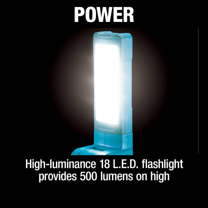 Makita (DML816) 18V LXT® Lithium-Ion Cordless 18 L.E.D. Flashlight (Flashlight Only)