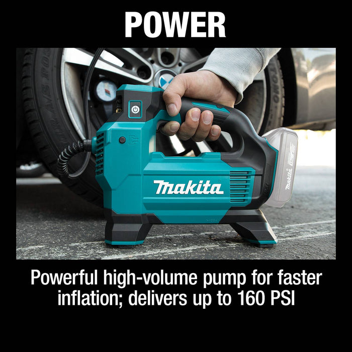 Makita (DMP181ZX-R) 18V LXT®  High-Pressure Inflator, Tool Only (Factory Reconditioned)