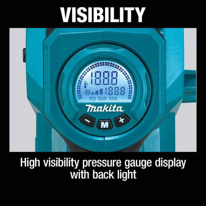 Makita (DMP181ZX-R) 18V LXT®  High-Pressure Inflator, Tool Only (Factory Reconditioned)