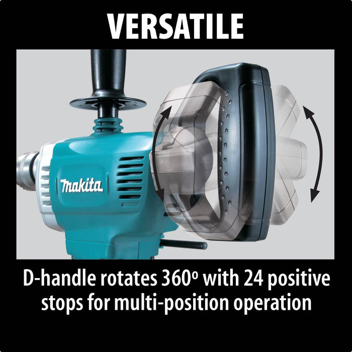 Makita (DS4011) 1/2" Spade Handle Drill, 8.5 AMP, 600 RPM, rocker switch, reversible