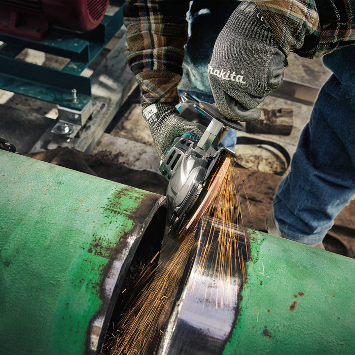 Makita (GAG15Z) 40V max XGT® Brushless  5" Slide Switch Flathead Grinder, Variable Speed, with Electric Brake, Tool Only