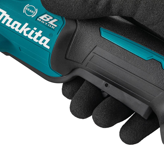 Makita (GAG16Z) 40V max XGT® Brushless  5" Paddle Switch Flathead Grinder, Variable Speed, with Electric Brake, Tool Only