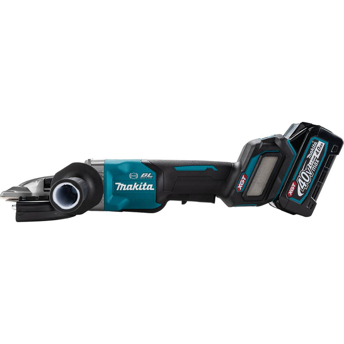 Makita (GAG16Z) 40V max XGT® Brushless  5" Paddle Switch Flathead Grinder, Variable Speed, with Electric Brake, Tool Only