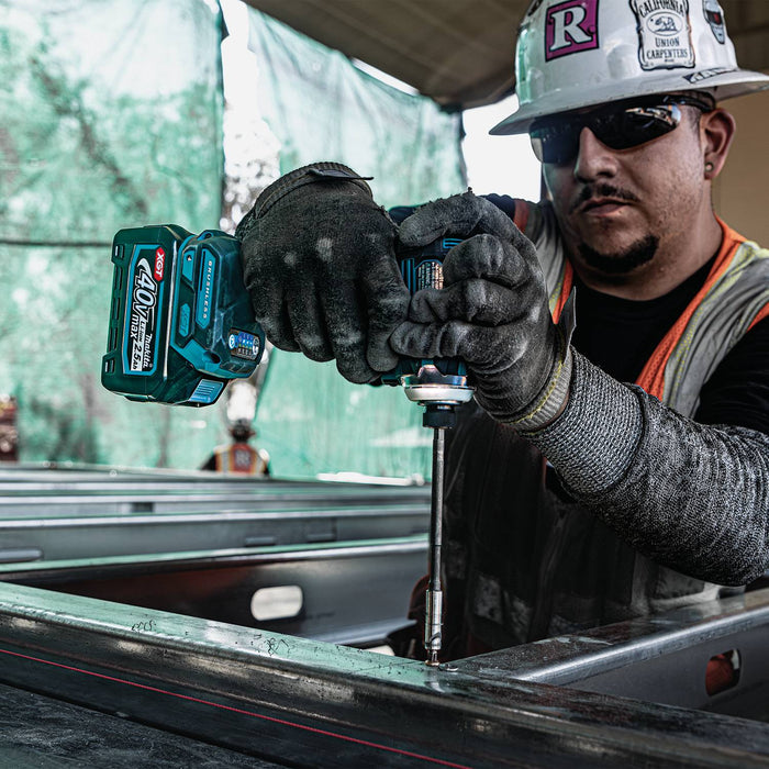 Makita (GT400M1D1-R) 40V max XGT® Brushless 4 Pc. Combo Kit, GPH01, GDT01, GSH01, ML001G, bag (2.5Ah/4.0Ah) (Factory Reconditioned)