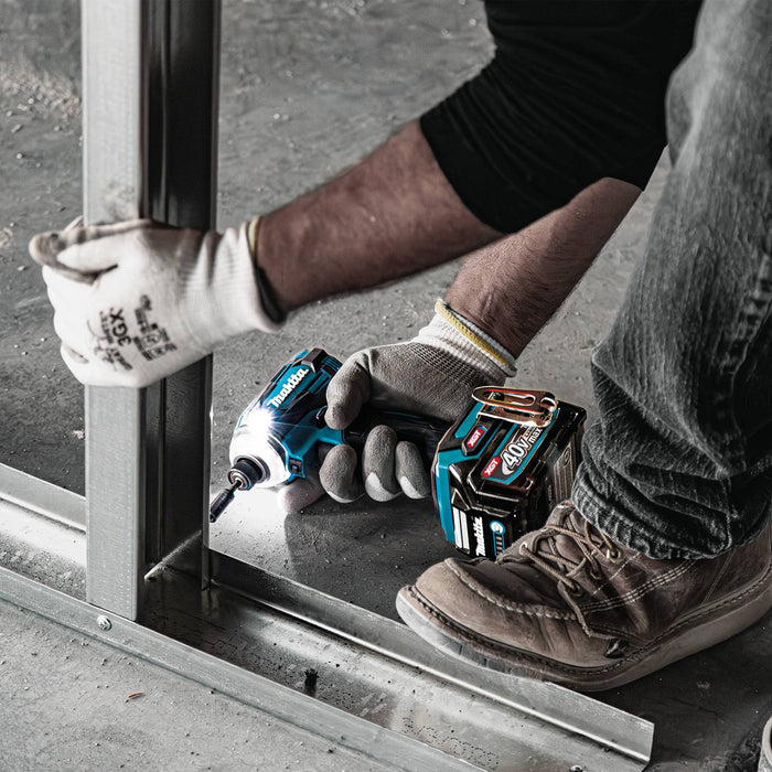 Makita (GT400M1D1-R) 40V max XGT® Brushless 4 Pc. Combo Kit, GPH01, GDT01, GSH01, ML001G, bag (2.5Ah/4.0Ah) (Factory Reconditioned)