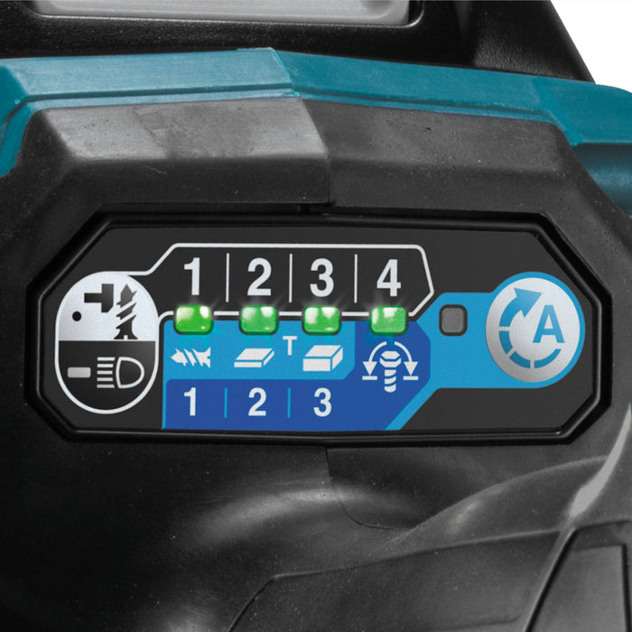 Makita (GT400M1D1-R) 40V max XGT® Brushless 4 Pc. Combo Kit, GPH01, GDT01, GSH01, ML001G, bag (2.5Ah/4.0Ah) (Factory Reconditioned)