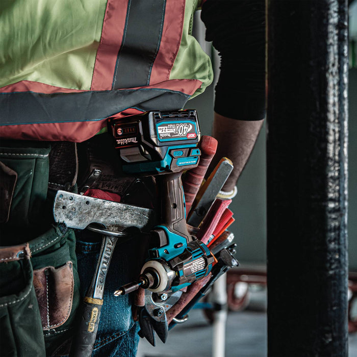 Makita (GT400M1D1-R) 40V max XGT® Brushless 4 Pc. Combo Kit, GPH01, GDT01, GSH01, ML001G, bag (2.5Ah/4.0Ah) (Factory Reconditioned)