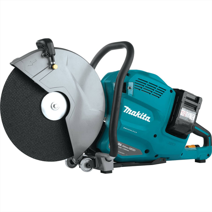 Makita (GEC01PL-R) 80V max (40V max X2) XGT® Brushless 14" Power Cutter Kit, with AFT®, Electric Brake, dual port charger (8.0Ah) (Factory Reconditioned)