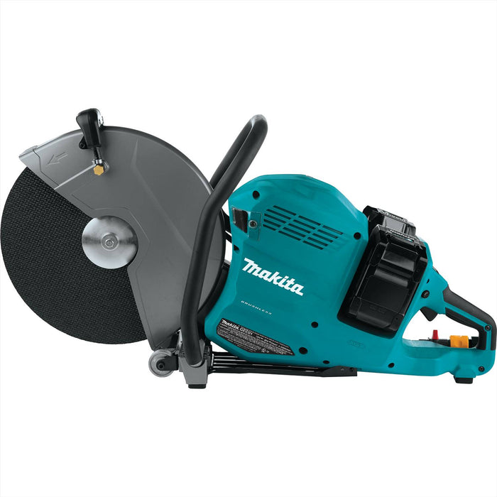 Makita (GEC01PL-R) 80V max (40V max X2) XGT® Brushless 14" Power Cutter Kit, with AFT®, Electric Brake, dual port charger (8.0Ah) (Factory Reconditioned)