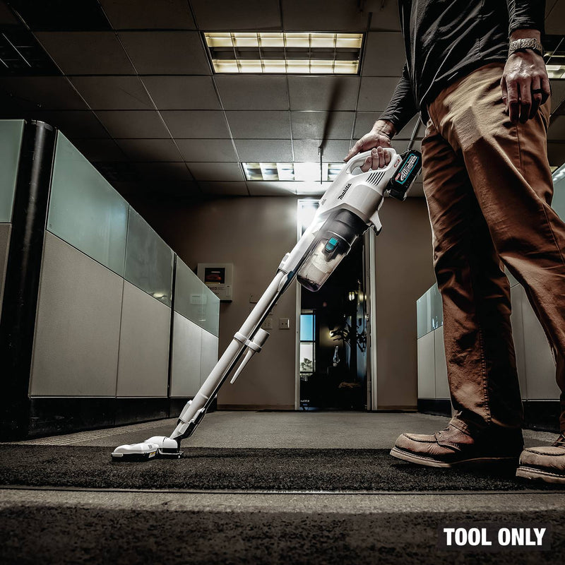 Makita (GLC04Z) 40V max XGT® Brushless Cordless Cyclonic Power Brush Head 4-Speed Compact Stick Vacuum (Tool Only)