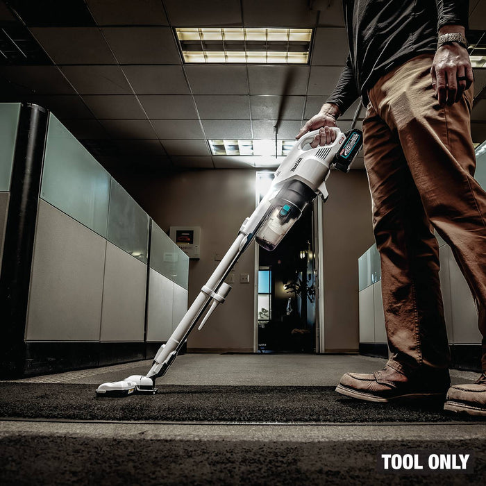 Makita (GLC04Z) 40V max XGT® Brushless Cordless Cyclonic Power Brush Head 4-Speed Compact Stick Vacuum (Tool Only)