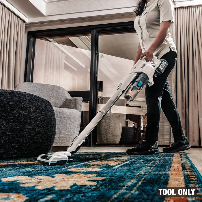 Makita (GLC04Z) 40V max XGT® Brushless Cordless Cyclonic Power Brush Head 4-Speed Compact Stick Vacuum (Tool Only)