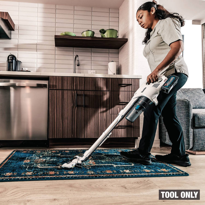 Makita (GLC04Z) 40V max XGT® Brushless Cordless Cyclonic Power Brush Head 4-Speed Compact Stick Vacuum (Tool Only)