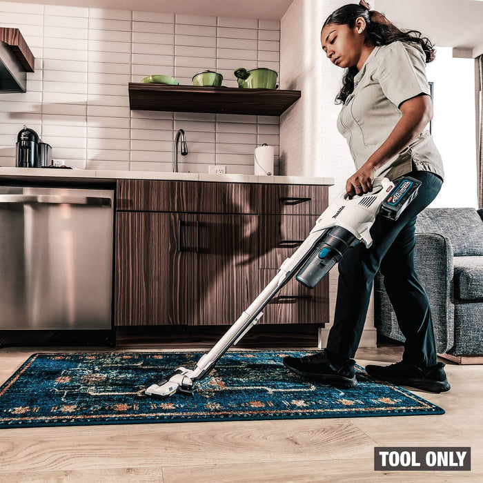 Makita (GLC04Z) 40V max XGT® Brushless Cordless Cyclonic Power Brush Head 4-Speed Compact Stick Vacuum (Tool Only)